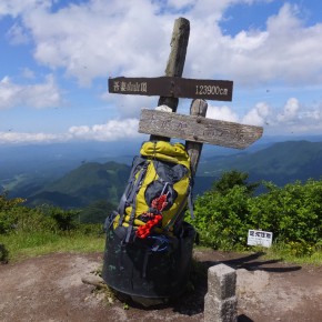 吾妻山越えて大膳原ソロキャンプ　20160717-18