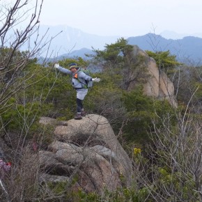 20170328 高鉢山　剣上山（大竹市）一日で二度おいしい谷和の名山登る　ﾏｲｳ─ヽ(`･(00)･´)ﾉ─!!